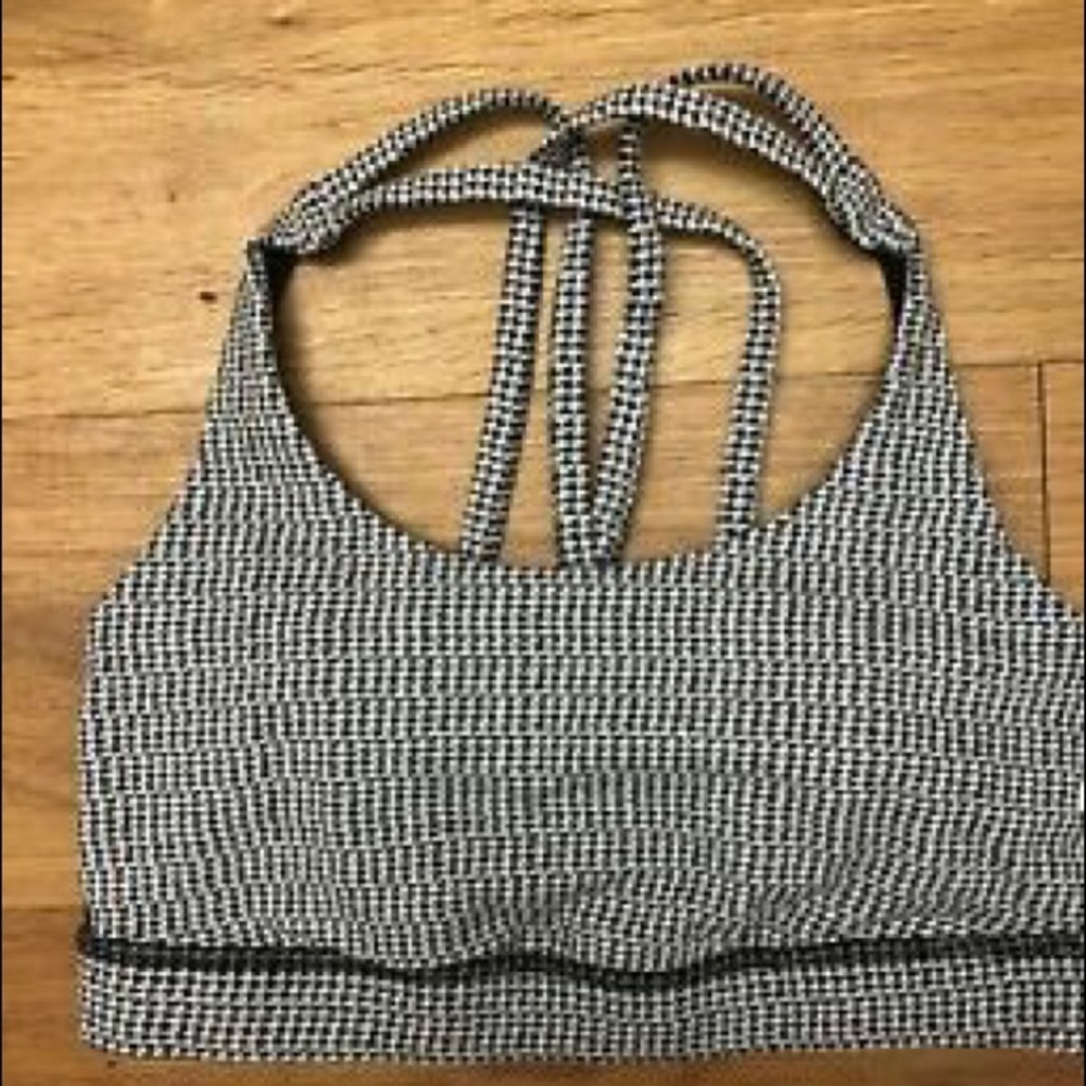 Lululemon Energy Bra- Houndstooth, Sz. 12